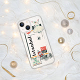 Istanbul Turkey Türkiye Turkish Flag iPhone Case 15 14 13 12 11 Pro Max Plus Mini Travel Souvenir Tourist Beach Lover Food Patriot Gifts