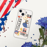 Ciales Puerto Rico Puerto Rican Flag iPhone Case 15 14 13 12 11 Pro Max Plus Mini Gift Travel Souvenir Personalized Custom City Name