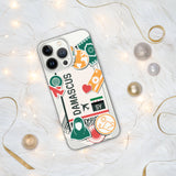 Damaskus Syrien Syrische Flagge iPhone Hülle 15 14 13 12 11 Pro Max Plus Mini Geschenk Reise Souvenir Personalisierter Stadtname
