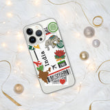 Funda para iPhone 15, 14, 13, 12, 11 Pro Max Plus Mini con bandera de la India, regalo de viaje, recuerdo