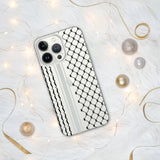 Palestine Palestinian kufiya Clear Case for iPhone Case 15 14 13 12 11 Pro Max Plus Mini Gift