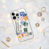 Cambará do Sul Brazil Brasil Brazilian Flag iPhone Case 15 14 13 12 11 Pro Max Plus Mini Travel Souvenir Personalized Custom City Name