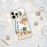 Montego Bay Jamaica Jamaican Flag iPhone Case 15 14 13 12 11 Pro Max Plus Mini Travel Souvenir Personalized Custom City Name