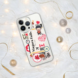 Niagara Falls Ontario Canada Canadian Flag iPhone Case 15 14 13 12 11 Pro Max Plus Mini Travel Souvenir Personalized Custom City Name