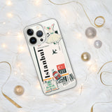 Istanbul Turkey Türkiye Turkish Flag iPhone Case 15 14 13 12 11 Pro Max Plus Mini Travel Souvenir Tourist Beach Lover Food Patriot Gifts