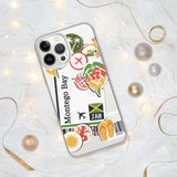 Montego Bay Jamaica Jamaican Flag iPhone Case 15 14 13 12 11 Pro Max Plus Mini Gift Travel Souvenir