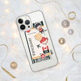 Vancouver British Columbia Canada Canadian Flag iPhone Case 15 14 13 12 11 Pro Max Plus Mini Travel Souvenir Personalized Custom City Name