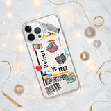 Beirut Lebanon Lebanese Flag iPhone Case 15 14 13 12 11 Pro Max Plus Mini Gift Travel Souvenir Personalized Custom City Name