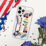 Delray Beach Florida iPhone Case 15 14 13 12 11 Pro Max Plus Mini Travel Souvenir Tourist Beach Lover Food Destination Pride Patriot Gifts