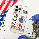 Ciales Puerto Rico Puerto Rican Flag iPhone Case 15 14 13 12 11 Pro Max Plus Mini Gift Travel Souvenir Personalized Custom City Name