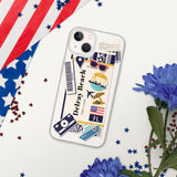 Delray Beach Florida iPhone Case 15 14 13 12 11 Pro Max Plus Mini Travel Souvenir Tourist Beach Lover Food Destination Pride Patriot Gifts