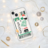 Nasiriyah Iraq Iraqi Flag iPhone Case 15 14 13 12 11 Pro Max Plus Mini Gift Travel Souvenir Personalized Custom City Name