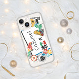 Cozumel Mexico Mexican Flag iPhone Case 15 14 13 12 11 Pro Max Plus Mini Gift Travel Souvenir Personalized Custom City Name