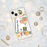 Montego Bay Jamaica Jamaican Flag iPhone Case 15 14 13 12 11 Pro Max Plus Mini Gift Travel Souvenir