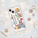 Funda para iPhone 15, 14, 13, 12, 11 Pro Max Plus Mini, con bandera italiana de Florencia, regalo de viaje, recuerdo personalizado con nombre de ciudad