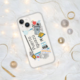 Puerto Iguazú Misiones Argentina Argentinian Flag iPhone Case 15 14 13 12 11 Pro Max Plus Mini Travel Souvenir Personalized Custom City Name