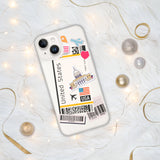 United States American Flag iPhone Case 15 14 13 12 11 Pro Max Plus Mini Travel Souvenir Personalized Custom City Name