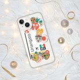 Uriangato Guanajuato Mexico Mexican Flag iPhone Case 15 14 13 12 11 Pro Max Plus Mini Travel Souvenir Personalized Custom City Name