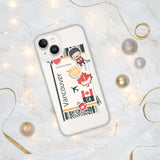 Vancouver British Columbia Canada Canadian Flag iPhone Case 15 14 13 12 11 Pro Max Plus Mini Travel Souvenir Personalized Custom City Name
