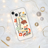 Longueuil Quebec Canada Canadian Flag iPhone Case 15 14 13 12 11 Pro Max Plus Mini Travel Souvenir Personalized Custom City Name