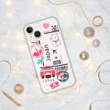 Japan Japanese Flag iPhone Case 15 14 13 12 11 Pro Max Plus Mini Travel Souvenir Tourist Beach Lover Food Destination Pride Patriot Gifts