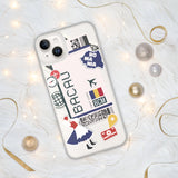 Funda para iPhone 15, 14, 13, 12 y 11 Pro Max Plus Mini con bandera de Rumanía, ideas de regalo, mapa del país, horizonte, regalo para ella y él, recuerdo de viaje