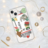 Funda para iPhone 15, 14, 13, 12, 11 Pro Max Plus Mini con bandera de la India, regalo de viaje, recuerdo