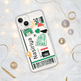 Nasiriyah Iraq Iraqi Flag iPhone Case 15 14 13 12 11 Pro Max Plus Mini Gift Travel Souvenir Personalized Custom City Name