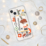 Sherbrooke Quebec Canada Canadian Flag iPhone Case 15 14 13 12 11 Pro Max Plus Mini Gift Travel Souvenir