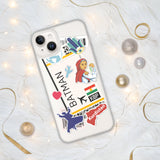 Batman Kurdistan Kurdish Flag iPhone Case 15 14 13 12 11 Pro Max Plus Mini Travel Souvenir Personalized Custom City Name