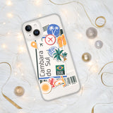 Cambará do Sul Brazil Brasil Brazilian Flag iPhone Case 15 14 13 12 11 Pro Max Plus Mini Travel Souvenir Personalized Custom City Name