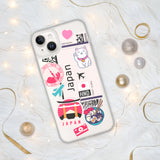 Japan Japanese Flag iPhone Case 15 14 13 12 11 Pro Max Plus Mini Travel Souvenir Tourist Beach Lover Food Destination Pride Patriot Gifts