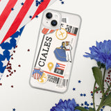 Ciales Puerto Rico Puerto Rican Flag iPhone Case 15 14 13 12 11 Pro Max Plus Mini Gift Travel Souvenir Personalized Custom City Name