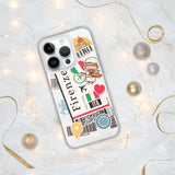 Funda para iPhone 15, 14, 13, 12, 11 Pro Max Plus Mini, con bandera italiana de Florencia, regalo de viaje, recuerdo personalizado con nombre de ciudad