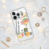 Montego Bay Jamaica Jamaican Flag iPhone Case 15 14 13 12 11 Pro Max Plus Mini Travel Souvenir Personalized Custom City Name