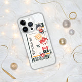 Vancouver British Columbia Canada Canadian Flag iPhone Case 15 14 13 12 11 Pro Max Plus Mini Travel Souvenir Personalized Custom City Name
