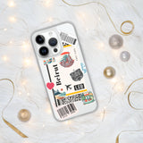 Beirut Lebanon Lebanese Flag iPhone Case 15 14 13 12 11 Pro Max Plus Mini Gift Travel Souvenir Personalized Custom City Name