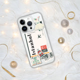 Istanbul Turkey Türkiye Turkish Flag iPhone Case 15 14 13 12 11 Pro Max Plus Mini Travel Souvenir Tourist Beach Lover Food Patriot Gifts