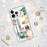 Damascus Syria Syrian Clear iPhone 14 13 12 11 XS  Pro Max Mini Case Cute iPhone case Personalized Custom City Name