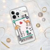 Algerien Algerische Flagge iPhone Hülle 15 14 13 12 11 Pro Max Plus Mini Geschenkideen Landkarte Skyline Geschenk für Sie Ihn Ideen Reise Souvenir