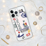 Funda para iPhone 15, 14, 13, 12 y 11 Pro Max Plus Mini con bandera de Rumanía, ideas de regalo, mapa del país, horizonte, regalo para ella y él, recuerdo de viaje