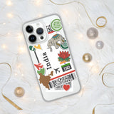 Funda para iPhone 15, 14, 13, 12, 11 Pro Max Plus Mini con bandera de la India, regalo de viaje, recuerdo