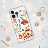 Sherbrooke Quebec Canada Canadian Flag iPhone Case 15 14 13 12 11 Pro Max Plus Mini Gift Travel Souvenir