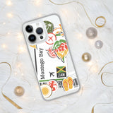 Montego Bay Jamaica Jamaican Flag iPhone Case 15 14 13 12 11 Pro Max Plus Mini Gift Travel Souvenir