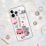 Shinjuku City 新宿区 Tokyo Japan Japanese Flag iPhone Case 15 14 13 12 11 Pro Max Plus Mini Gift Travel Souvenir Personalized Custom City Name
