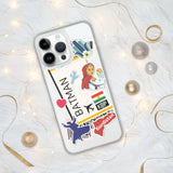 Batman Kurdistan Kurdish Flag iPhone Case 15 14 13 12 11 Pro Max Plus Mini Travel Souvenir Personalized Custom City Name