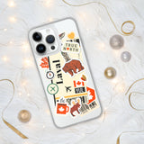 Laval Quebec Canada Canadian Flag iPhone Case 15 14 13 12 11 Pro Max Plus Mini Travel Souvenir Personalized Custom City Name