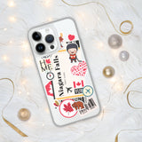 Niagara Falls Ontario Canada Canadian Flag iPhone Case 15 14 13 12 11 Pro Max Plus Mini Travel Souvenir Personalized Custom City Name