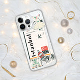 Istanbul Turkey Türkiye Turkish Flag iPhone Case 15 14 13 12 11 Pro Max Plus Mini Travel Souvenir Tourist Beach Lover Food Patriot Gifts