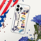 Delray Beach Florida iPhone Case 15 14 13 12 11 Pro Max Plus Mini Travel Souvenir Tourist Beach Lover Food Destination Pride Patriot Gifts